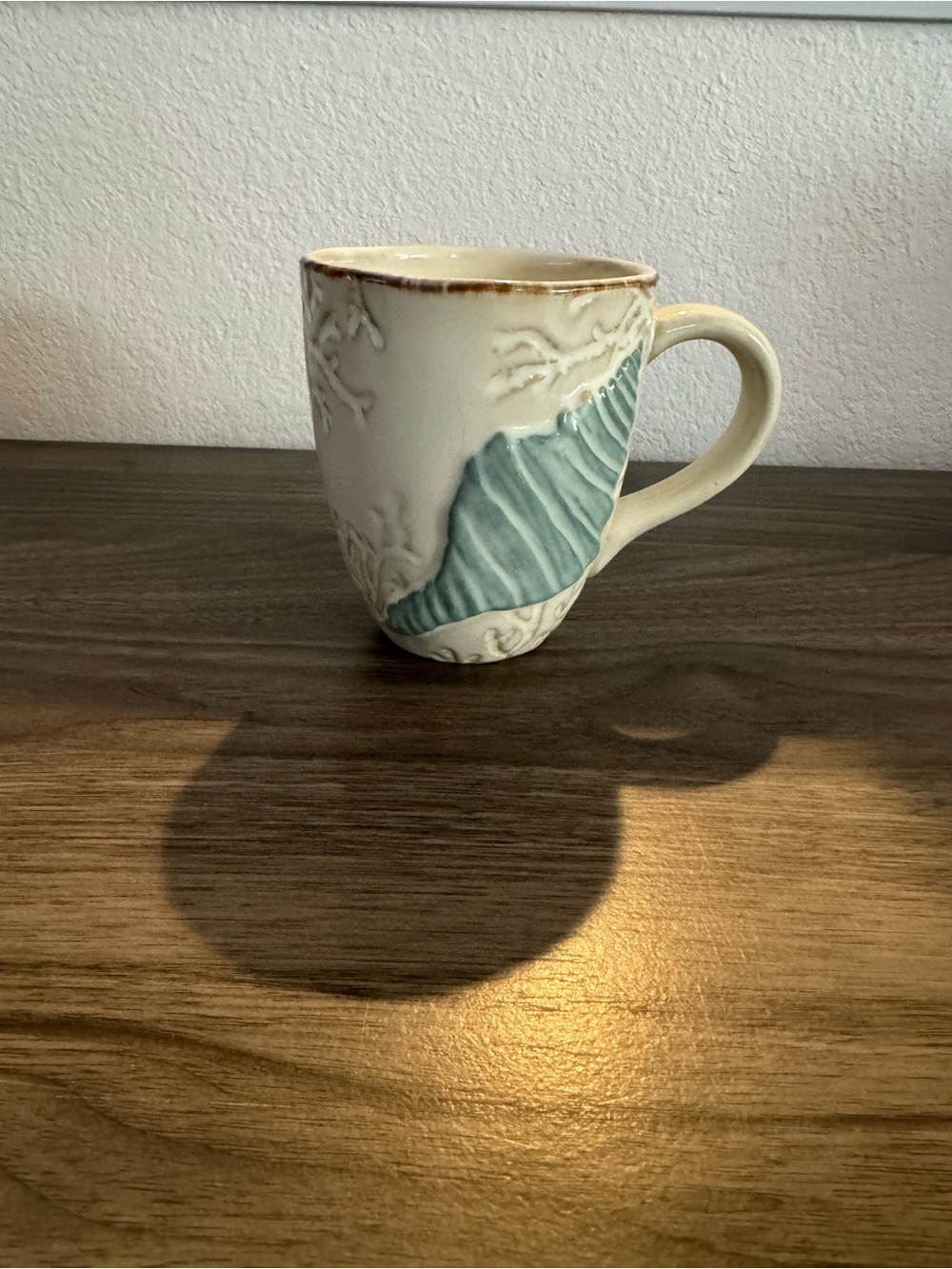 Cracker Barrel White Sands Ceramic coffee/tea Mug